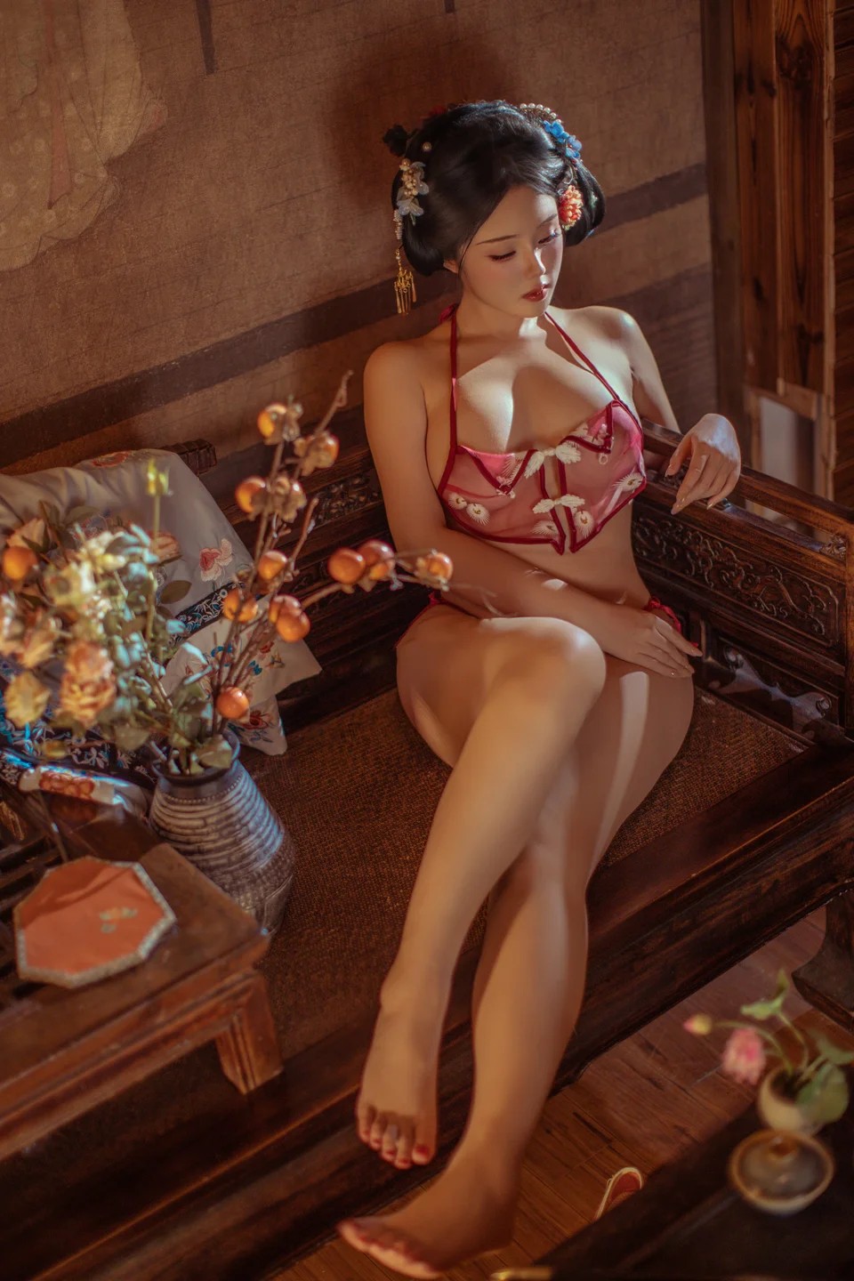 钛合金TiTi - 胭脂扣 [108P,2V-1.07GB] tg@simisebaisi 【丝足阁】043.webp